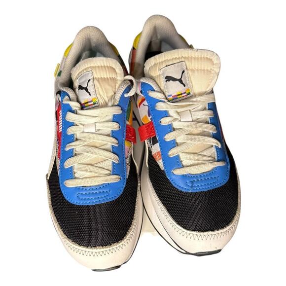 Puma Future Rider Play On Multicolor Sneakers Women’s 6.5 Retro Casual 383422-01 - Picture 3 of 8